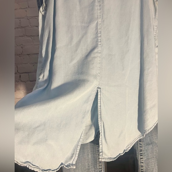 EUC. Sanctuary Clothing Women's Craft Tencel Sleeveless Blouse. Size Small. - Picture 6 of 10